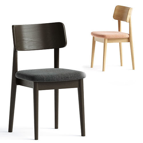 Lalia Dining Chair WestElm 3D model