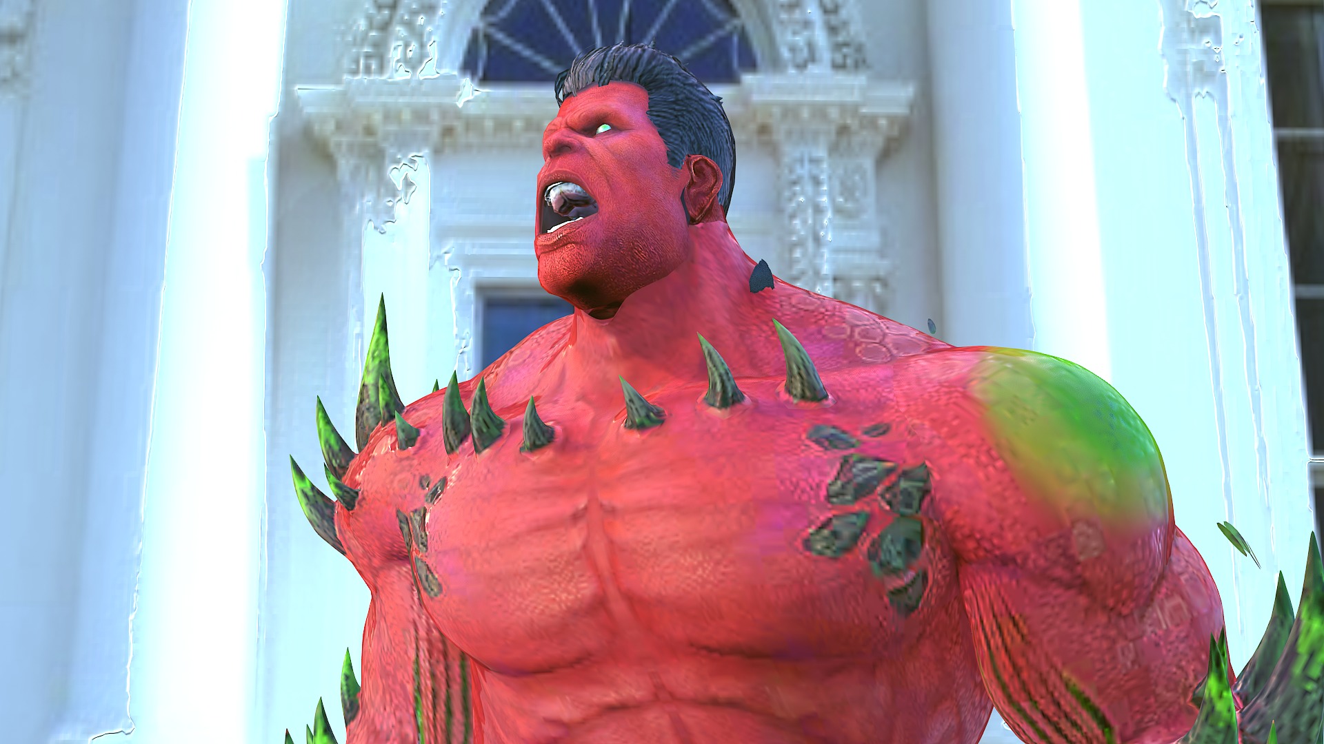 red Hulk first look  3D model_5
