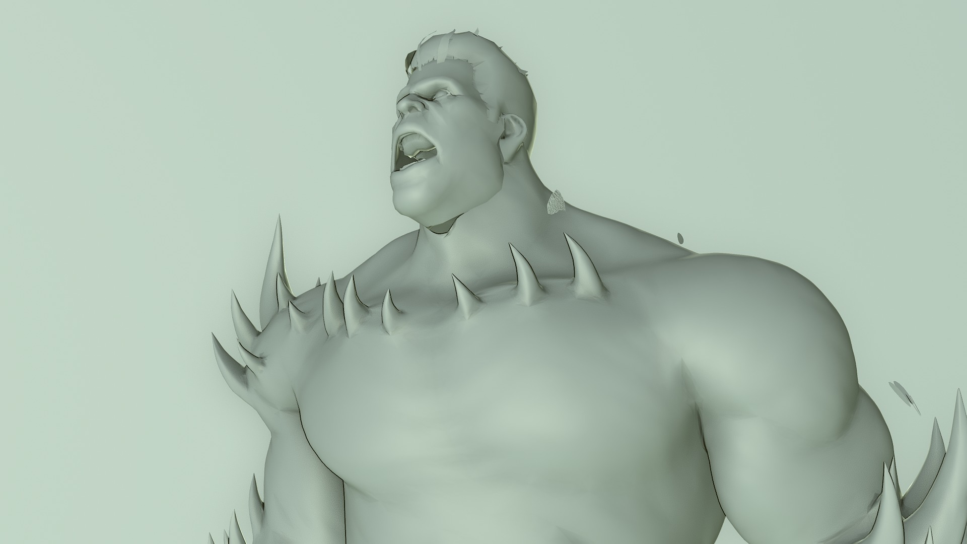 red Hulk first look  3D model_6