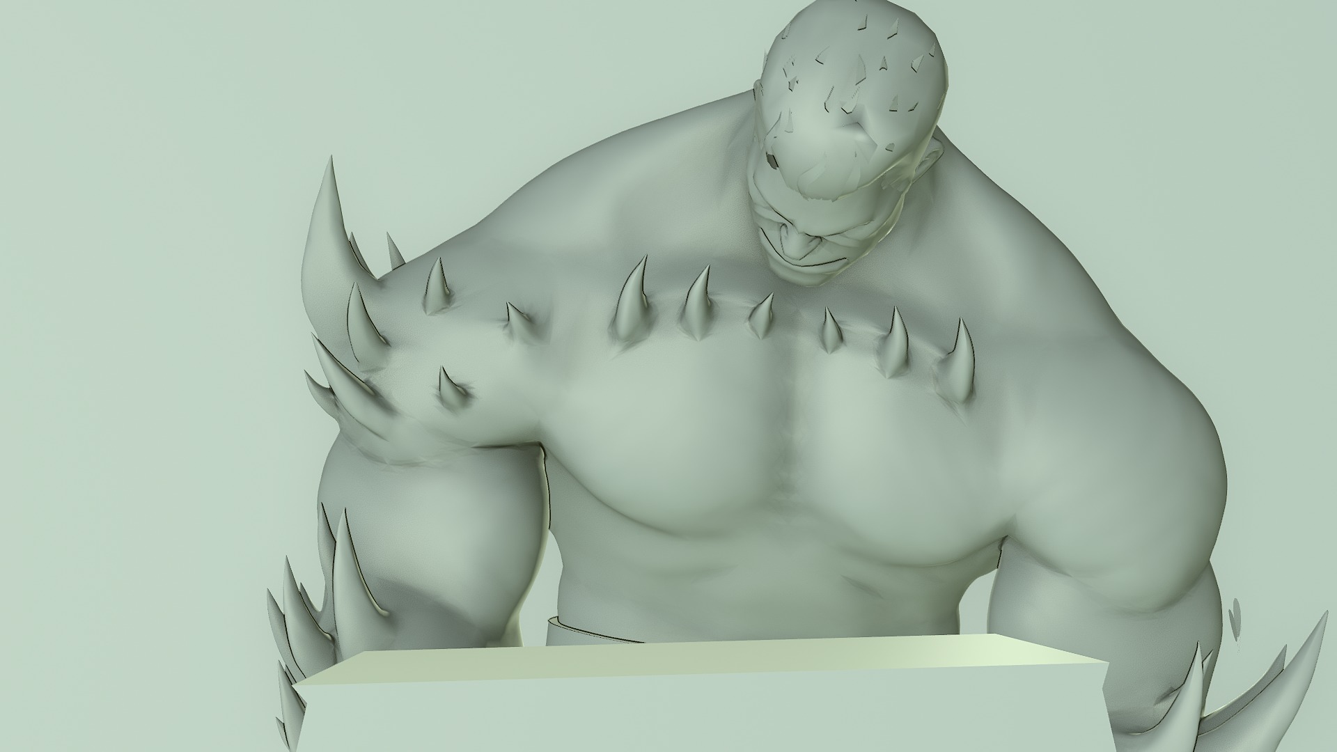 red Hulk first look  3D model_2