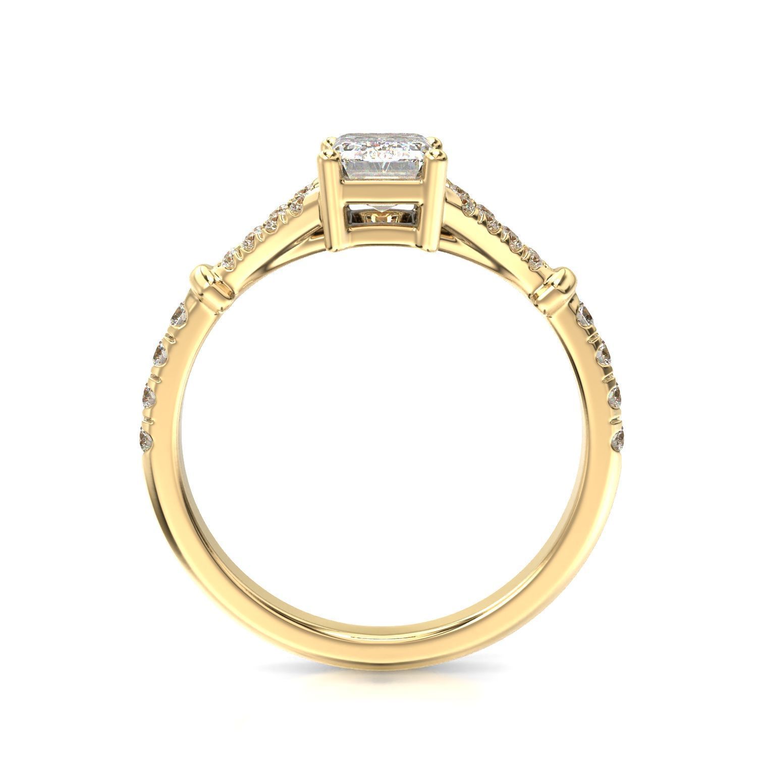 High-Quality Engagement Ring   3D print model_12