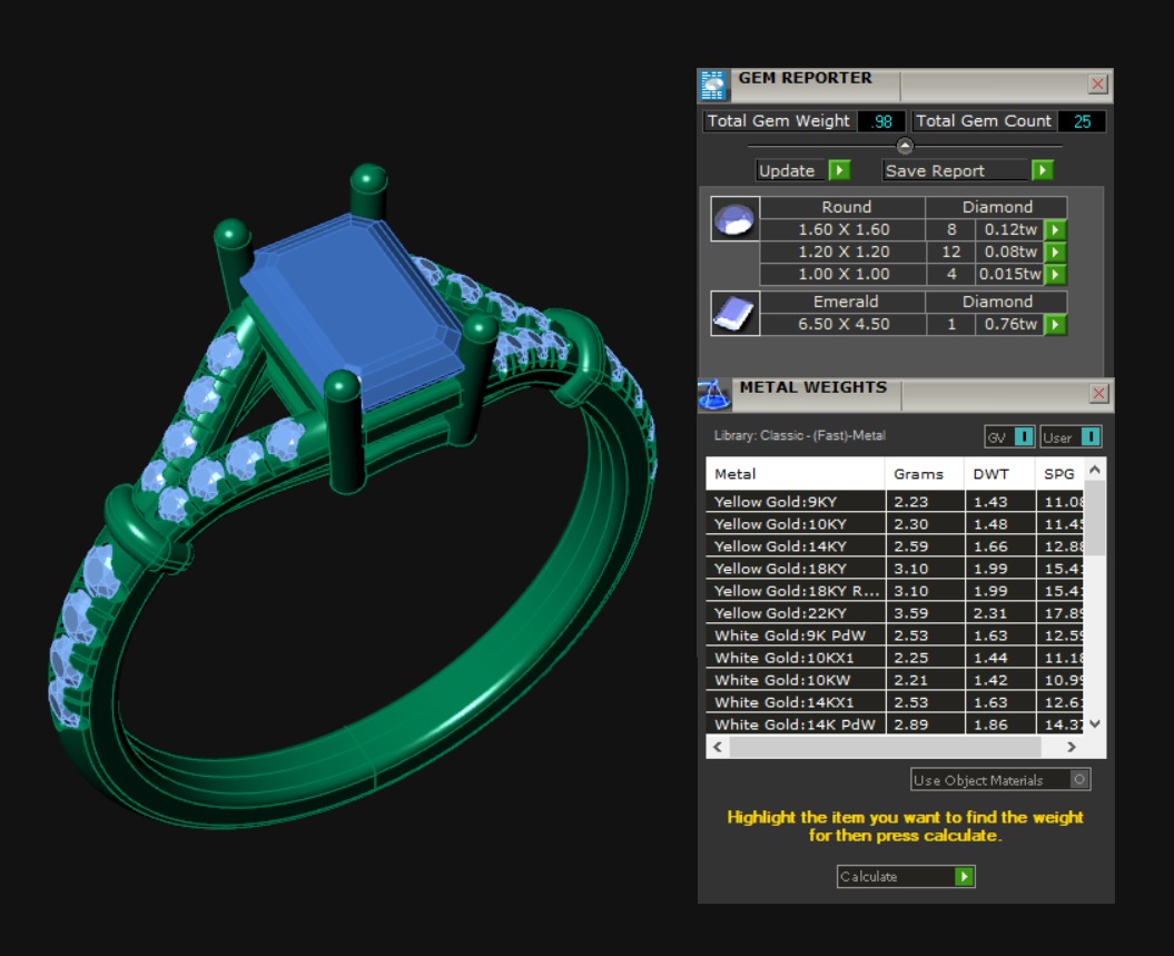 High-Quality Engagement Ring   3D print model_1