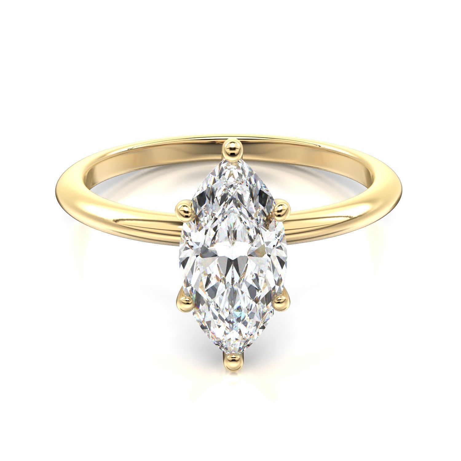 High-Quality Engagement Ring   3D print model_8