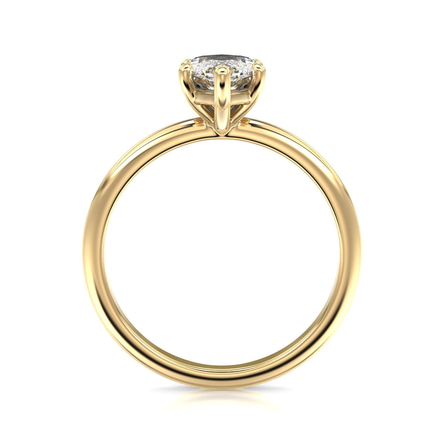 High-Quality Engagement Ring   3D print model_10