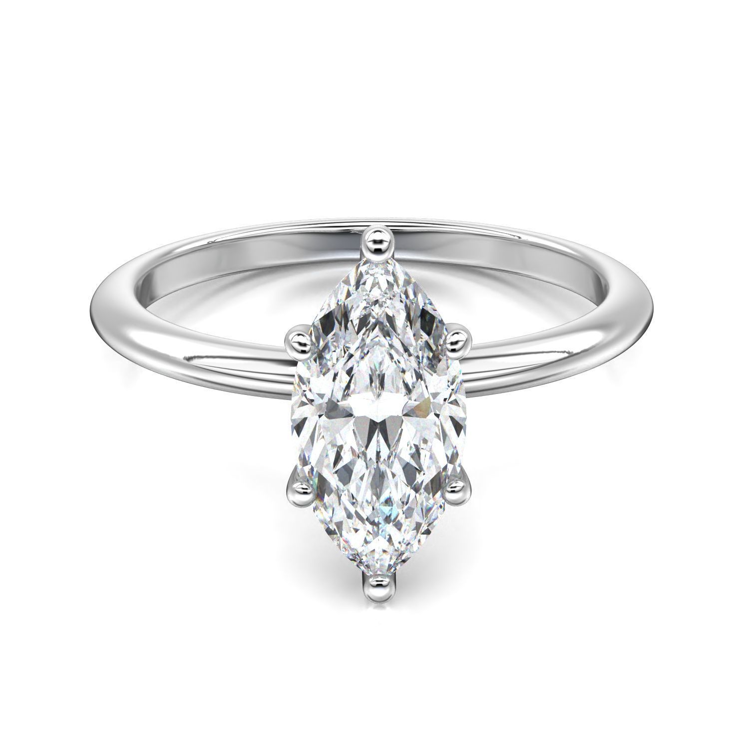 High-Quality Engagement Ring   3D print model_12