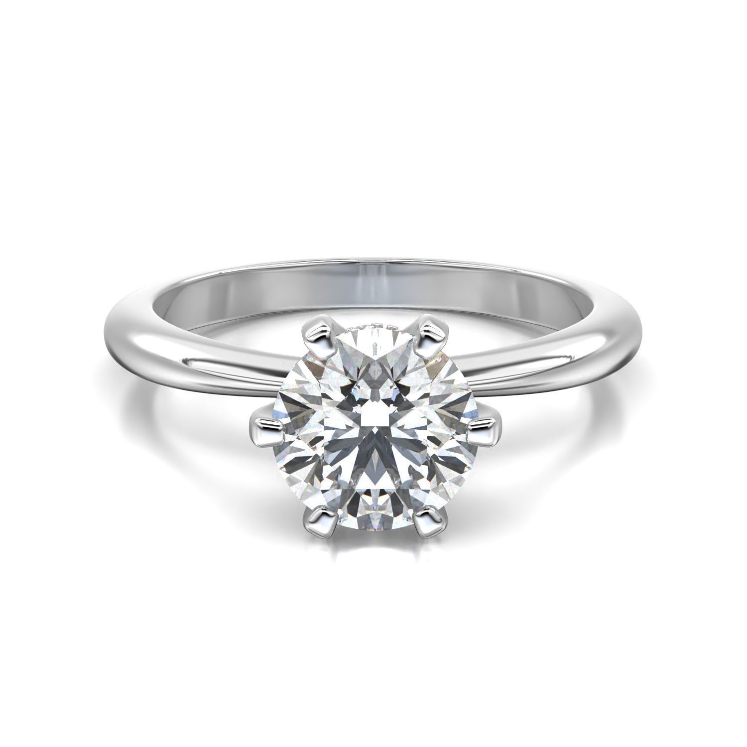 High-Quality Engagement Ring   3D print model_7