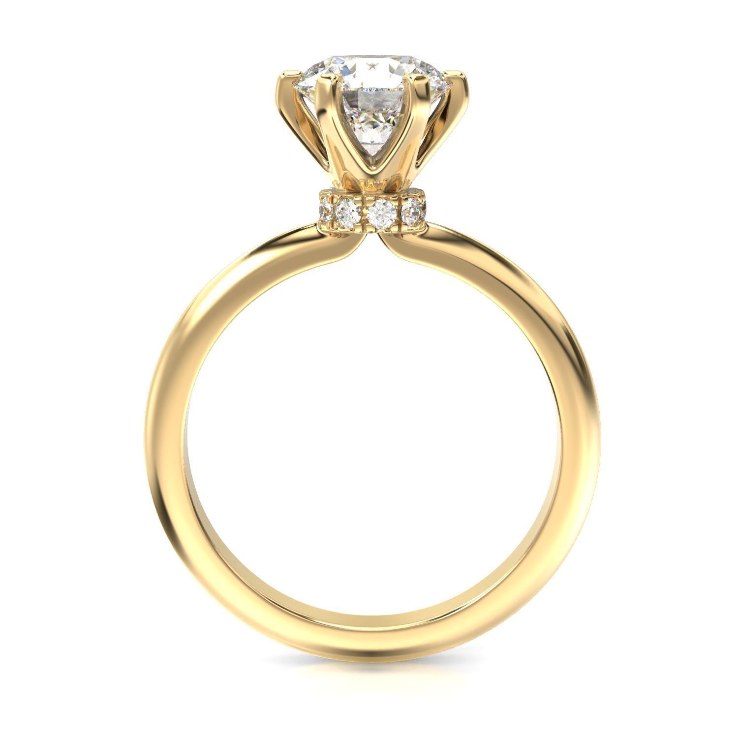 High-Quality Engagement Ring   3D print model_24