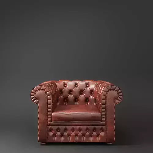 Chair English Chesterfield 