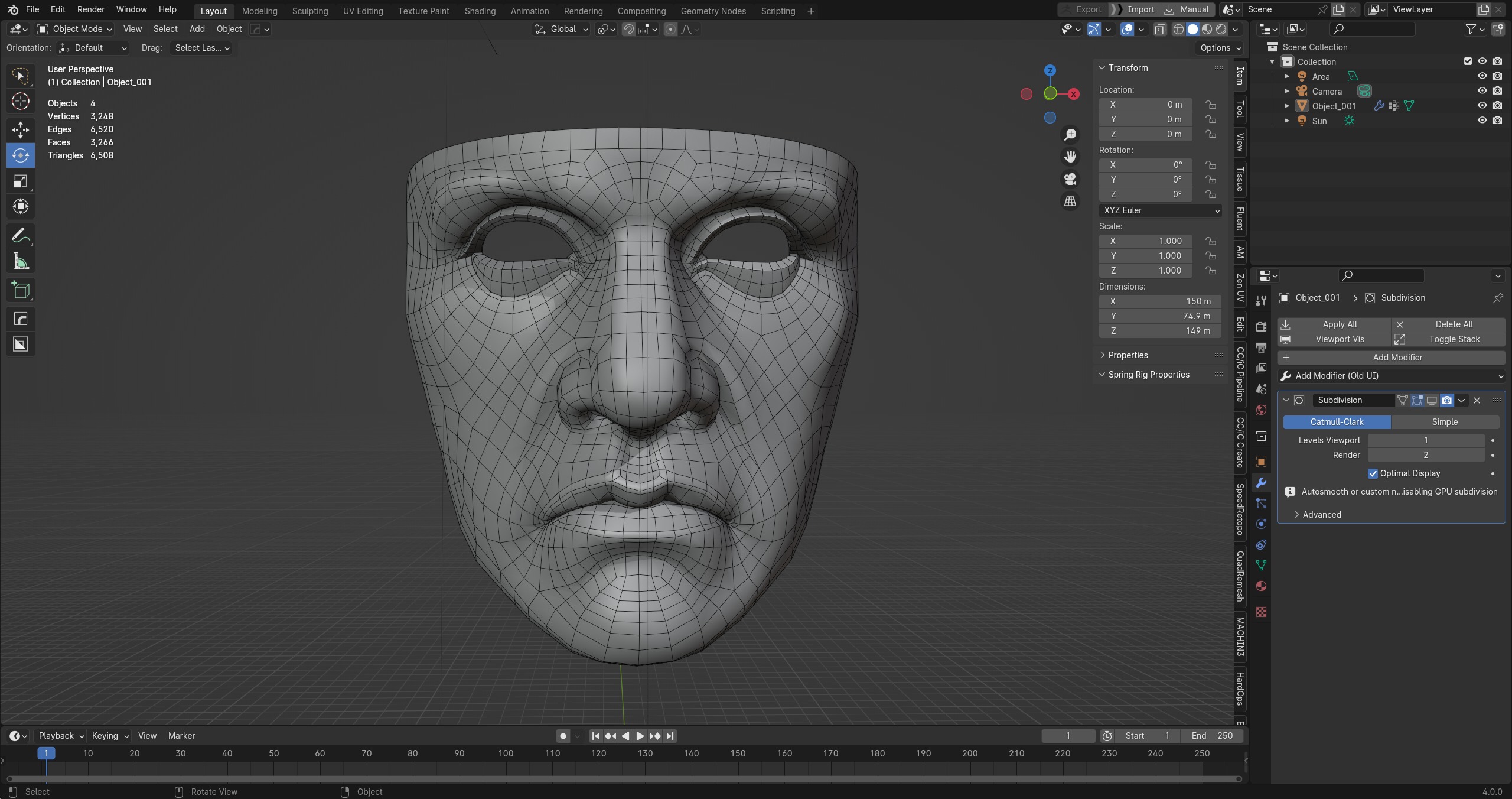 Hero face mask solid model 3D print model_10