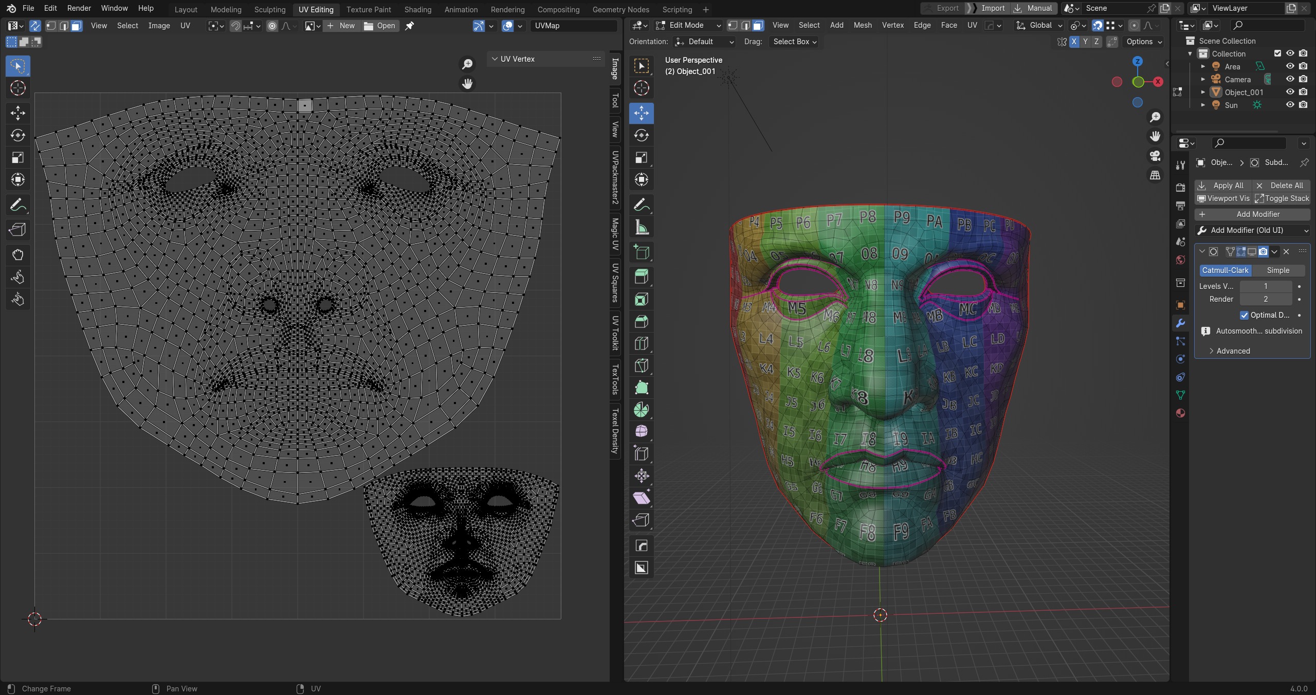 Hero face mask solid model 3D print model_4