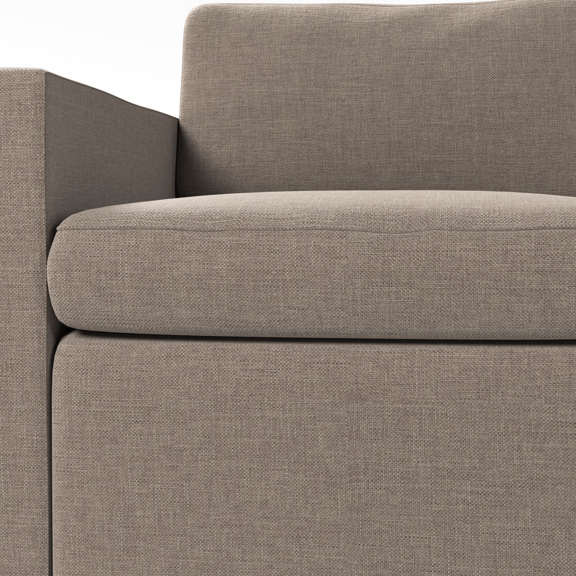 Benedict Upholstered SINGLE SEATER Sofa 3D model_7