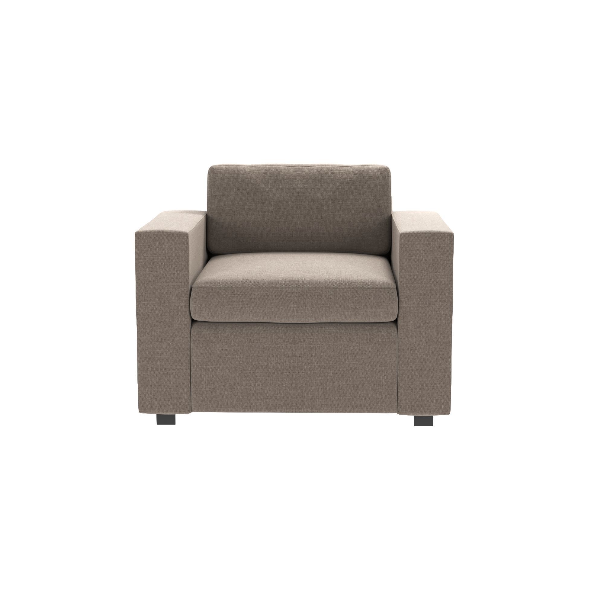 Benedict Upholstered SINGLE SEATER Sofa 3D model_6