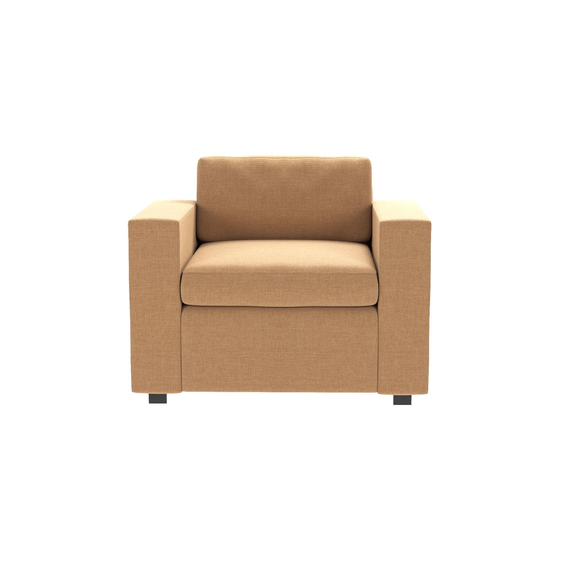 Benedict Upholstered SINGLE SEATER Sofa 3D model_5