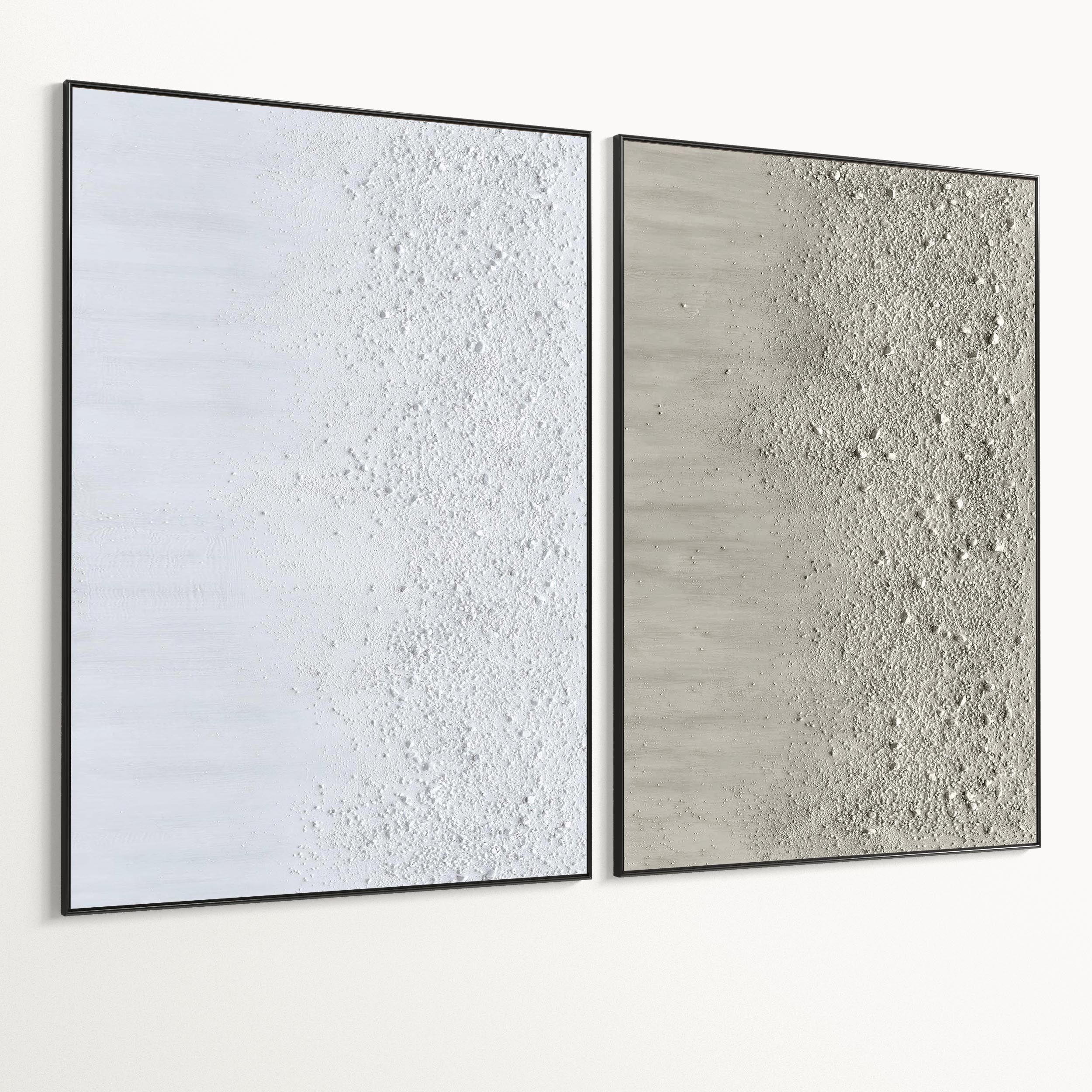 Plaster Two Photo Frame 525 Low-poly 3D model_4