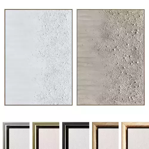 Plaster Two Photo Frame 525