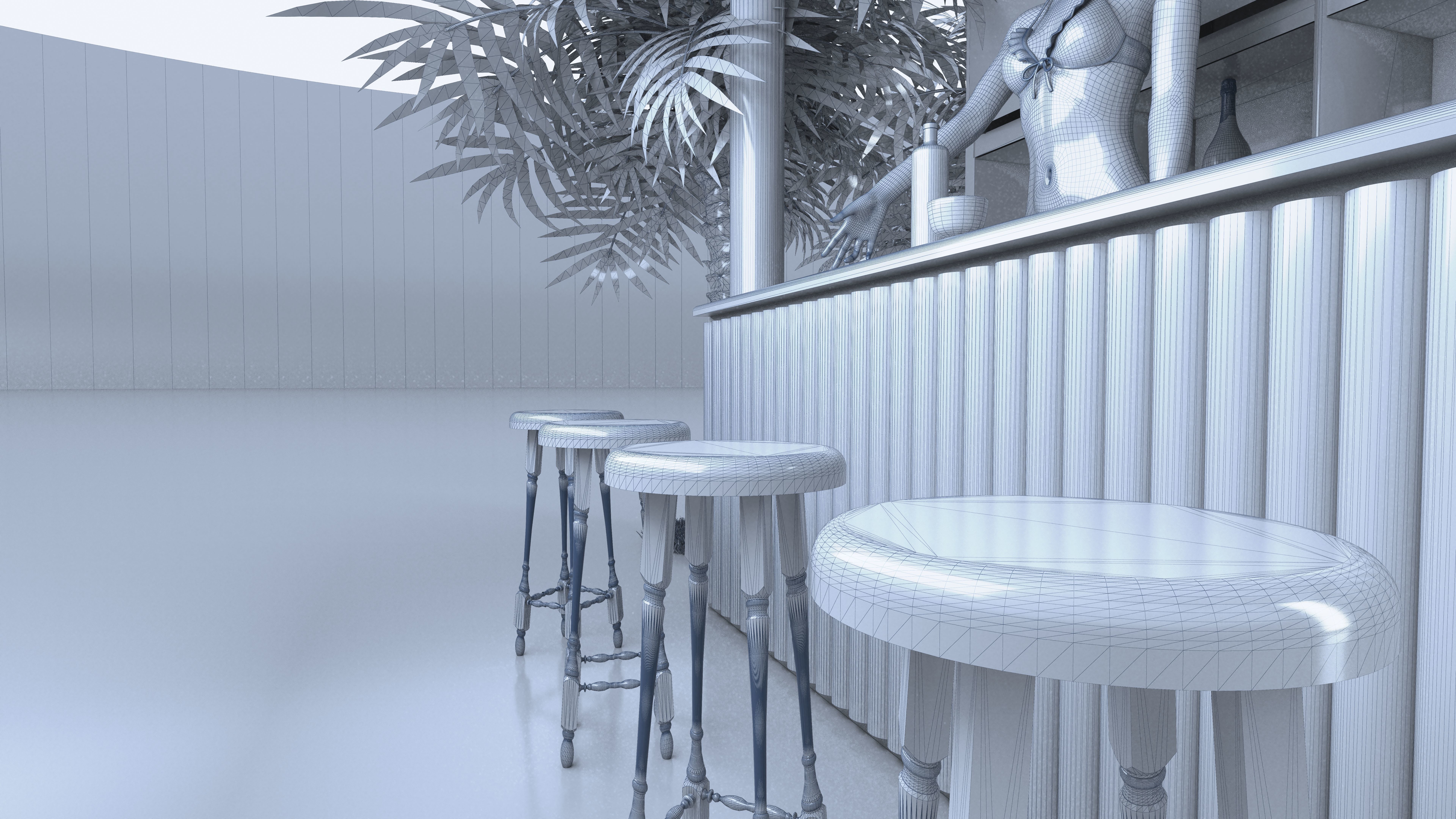 Beach Bar  3D model_15