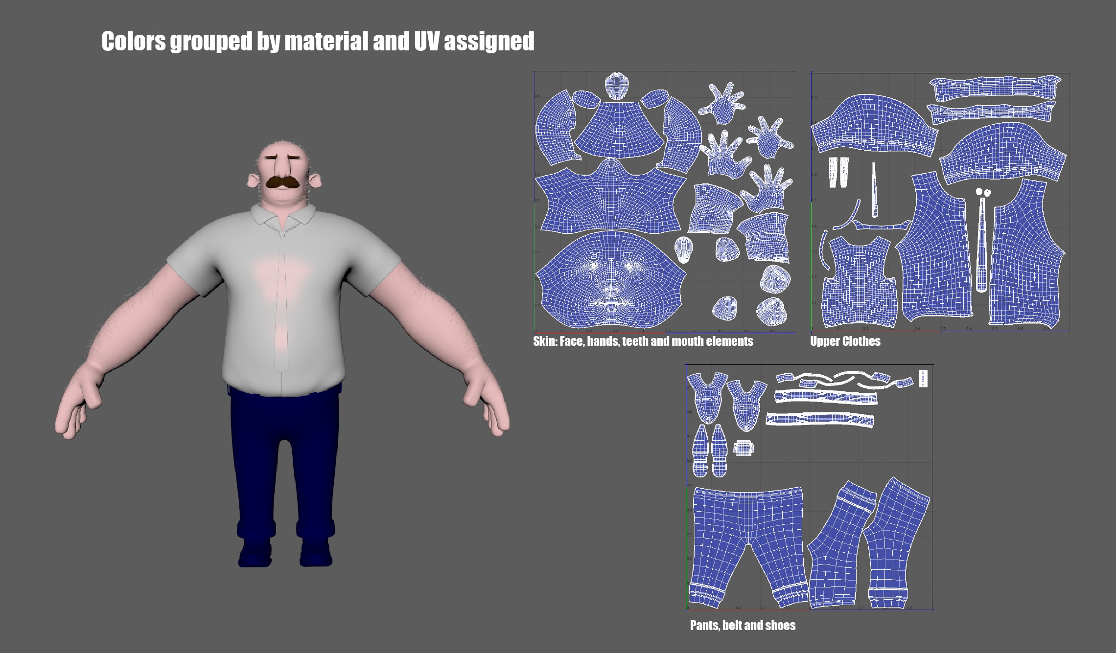 Big badass man - Mr Santos 3D model_3