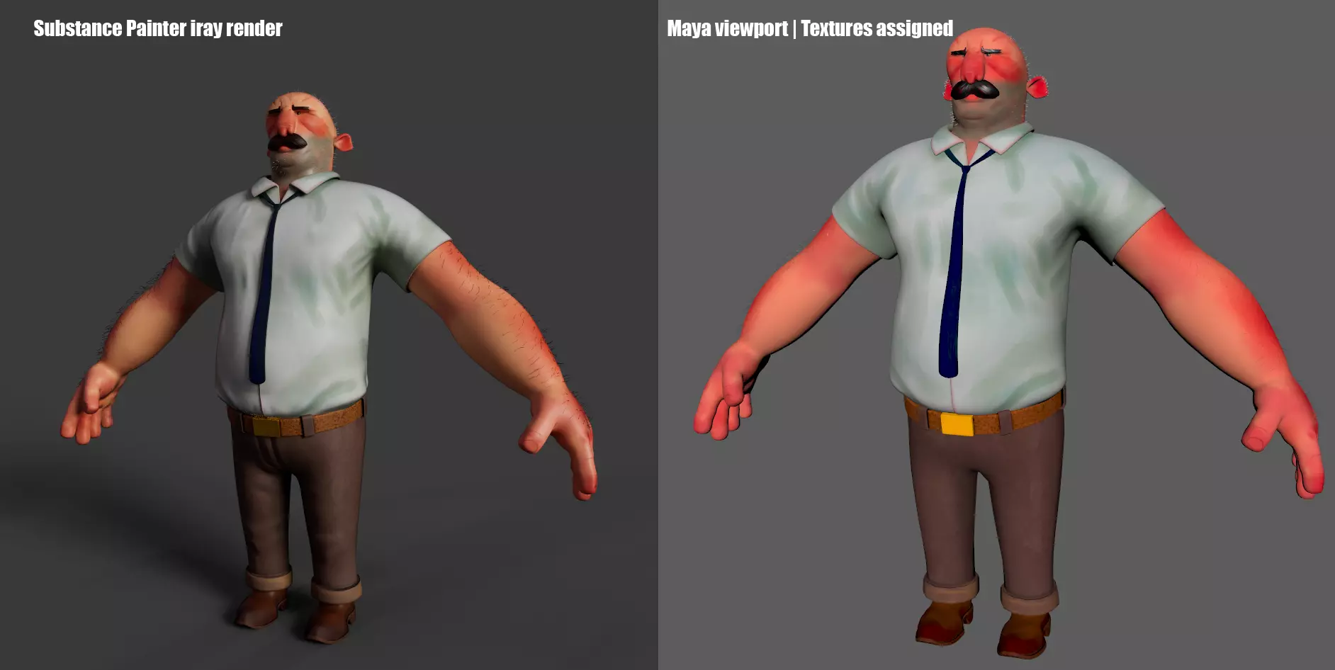 Big badass man - Mr Santos 3D model_0