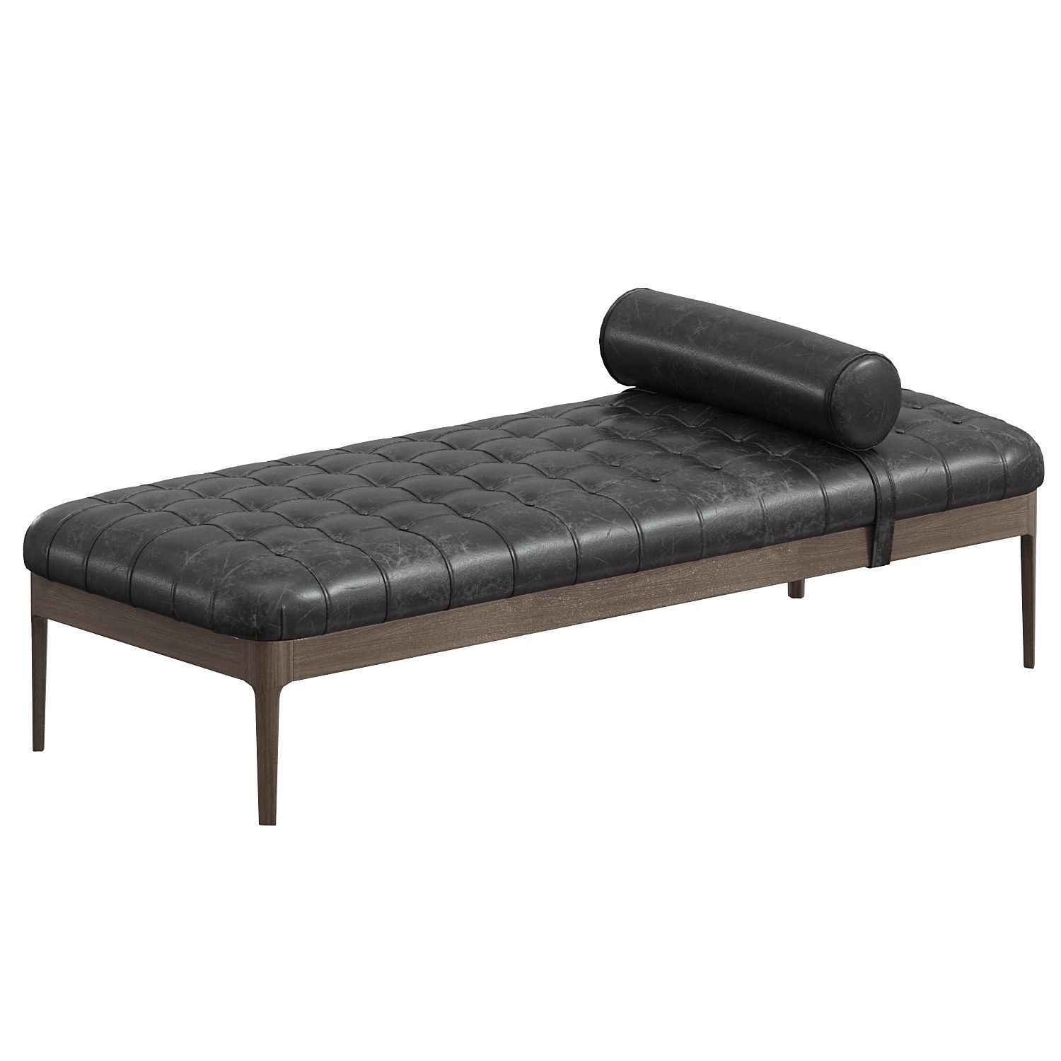 Anacapa Leather Bench 3D model_1