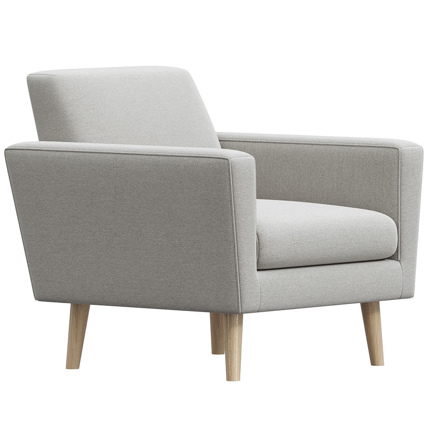 Oliver Chair West Elm 3D model_1