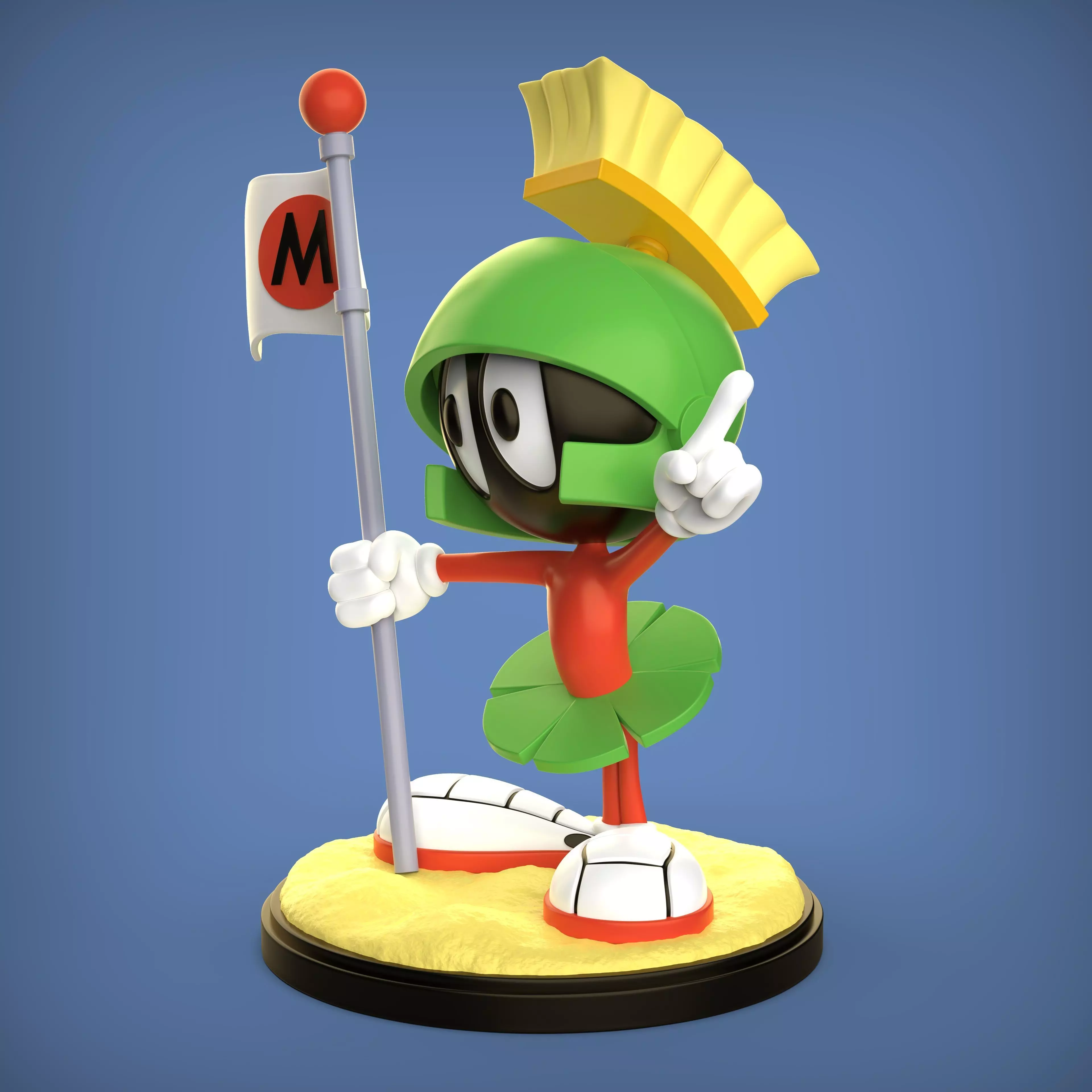 MARVIN THE MARTIAN 3D print model_2