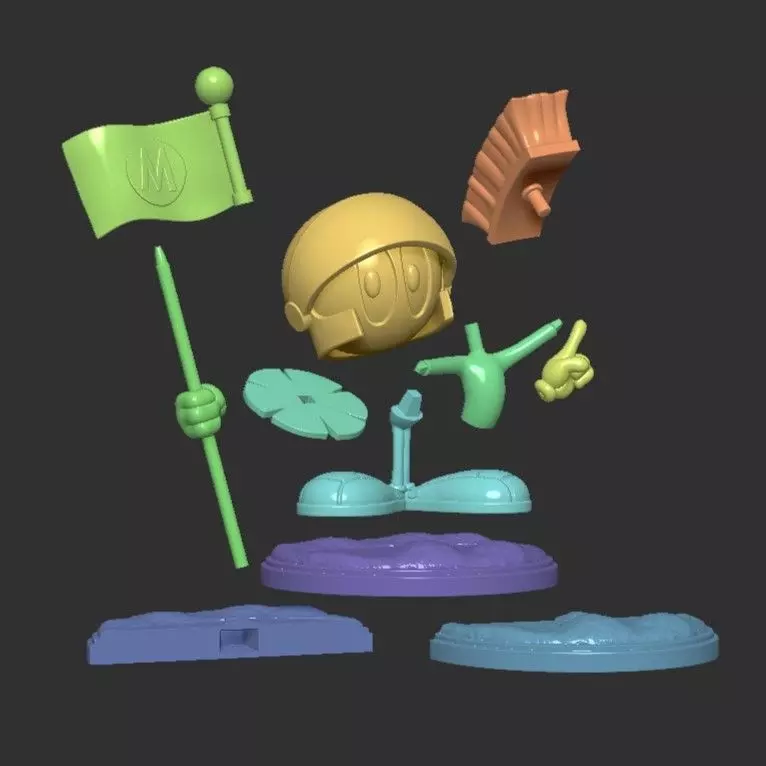 MARVIN THE MARTIAN 3D print model_7