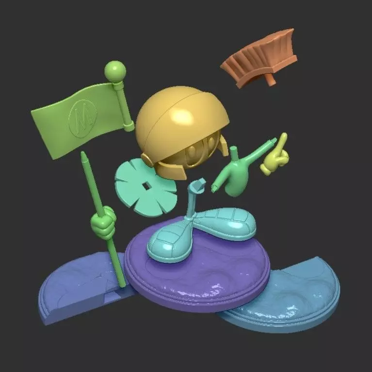 MARVIN THE MARTIAN 3D print model_9