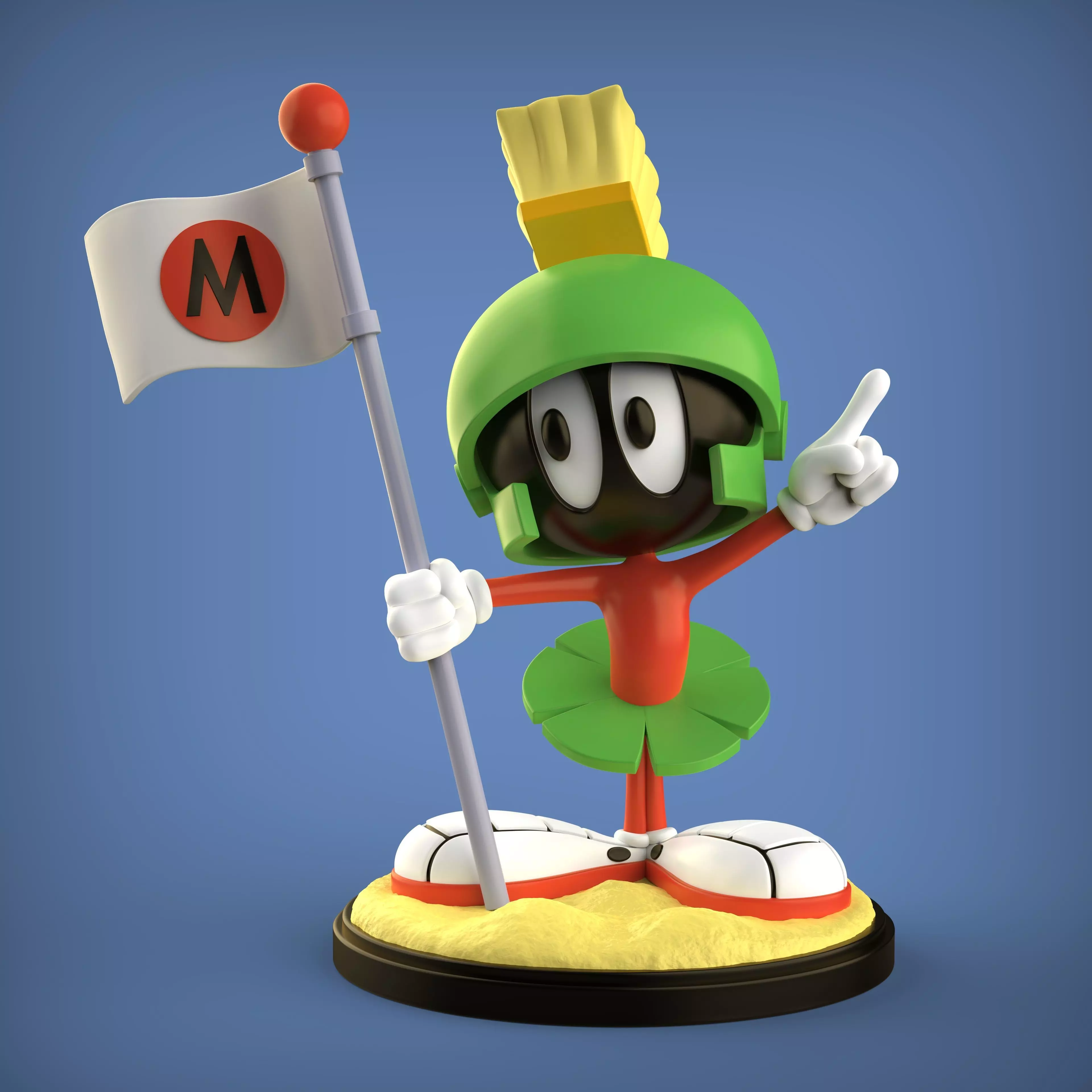 MARVIN THE MARTIAN 3D print model_1