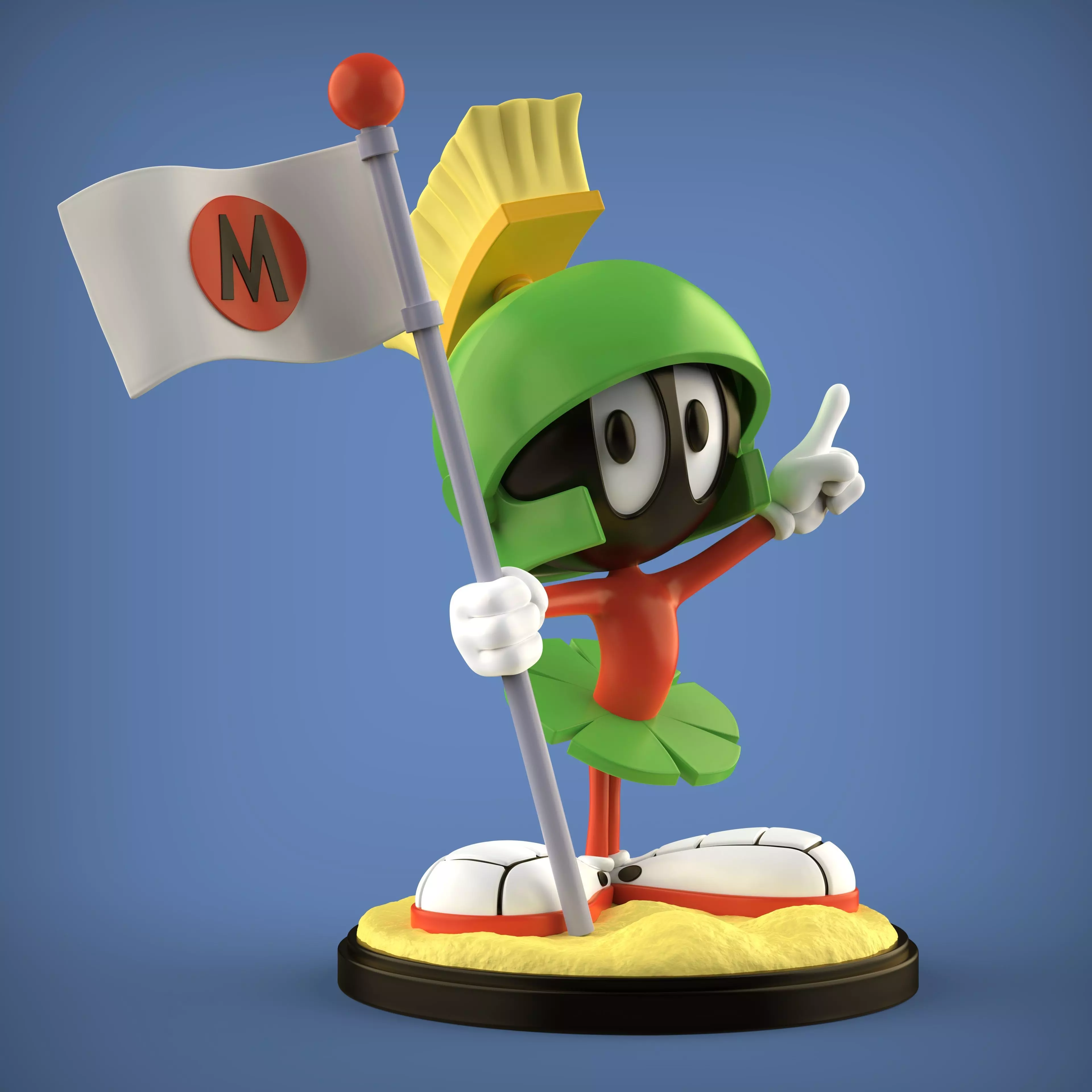MARVIN THE MARTIAN 3D print model_0