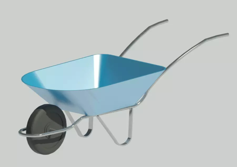 wheelbarrow 3D model_0
