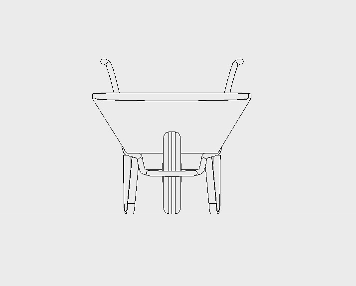 wheelbarrow 3D model_1