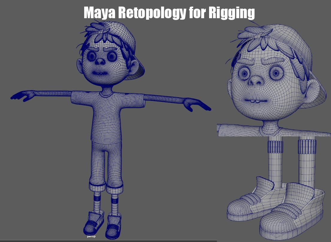 3D RIGGED KID CHARACTER - ARTEMIO 3D model_1