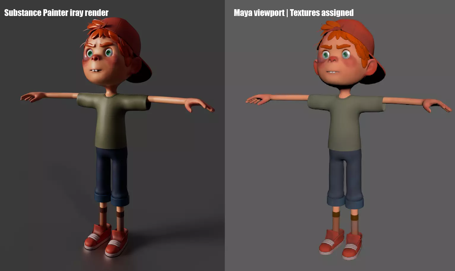 3D RIGGED KID CHARACTER - ARTEMIO 3D model_0