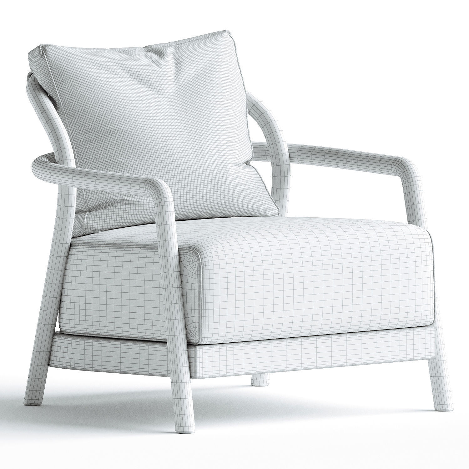 FLEXFORM ALISON OUTDOOR Armchair design Carlo Colombo 3D model_3