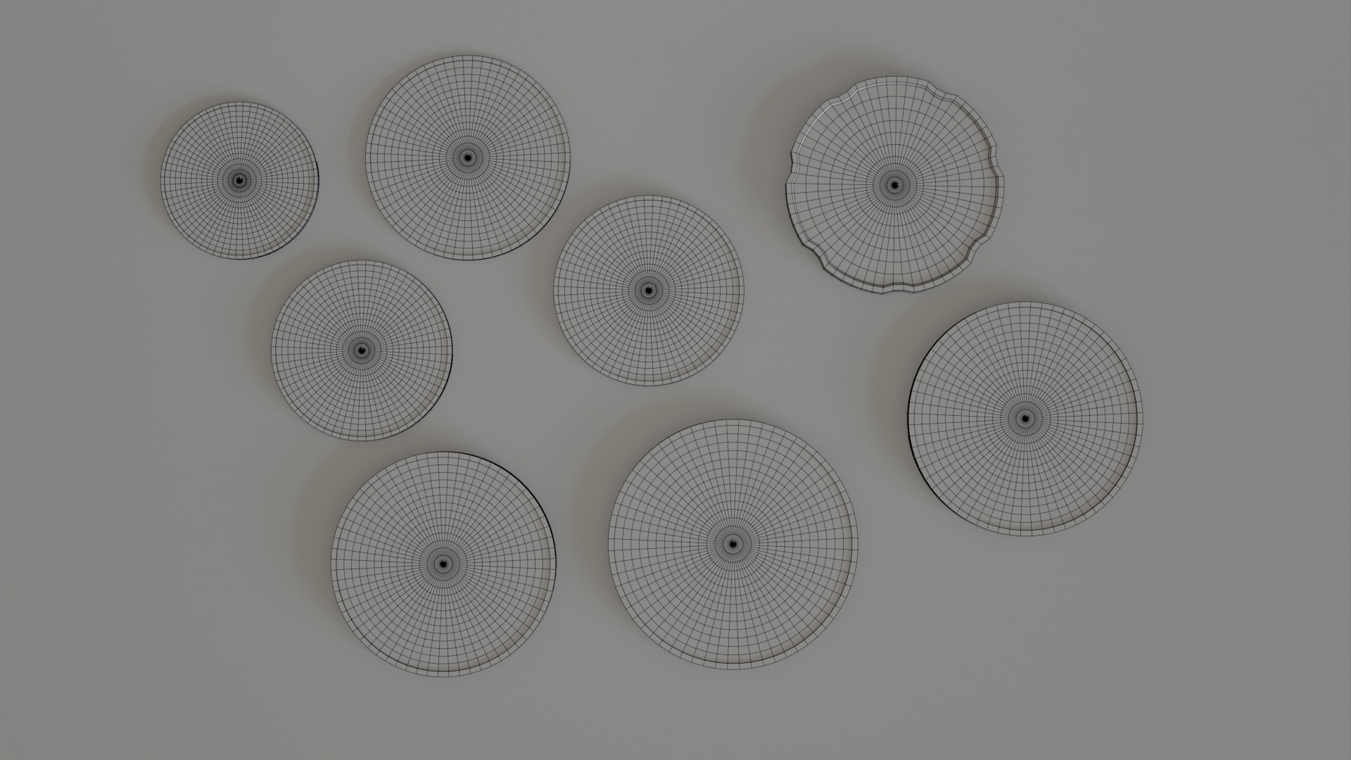 European Coins - Common Sides 3D model_2