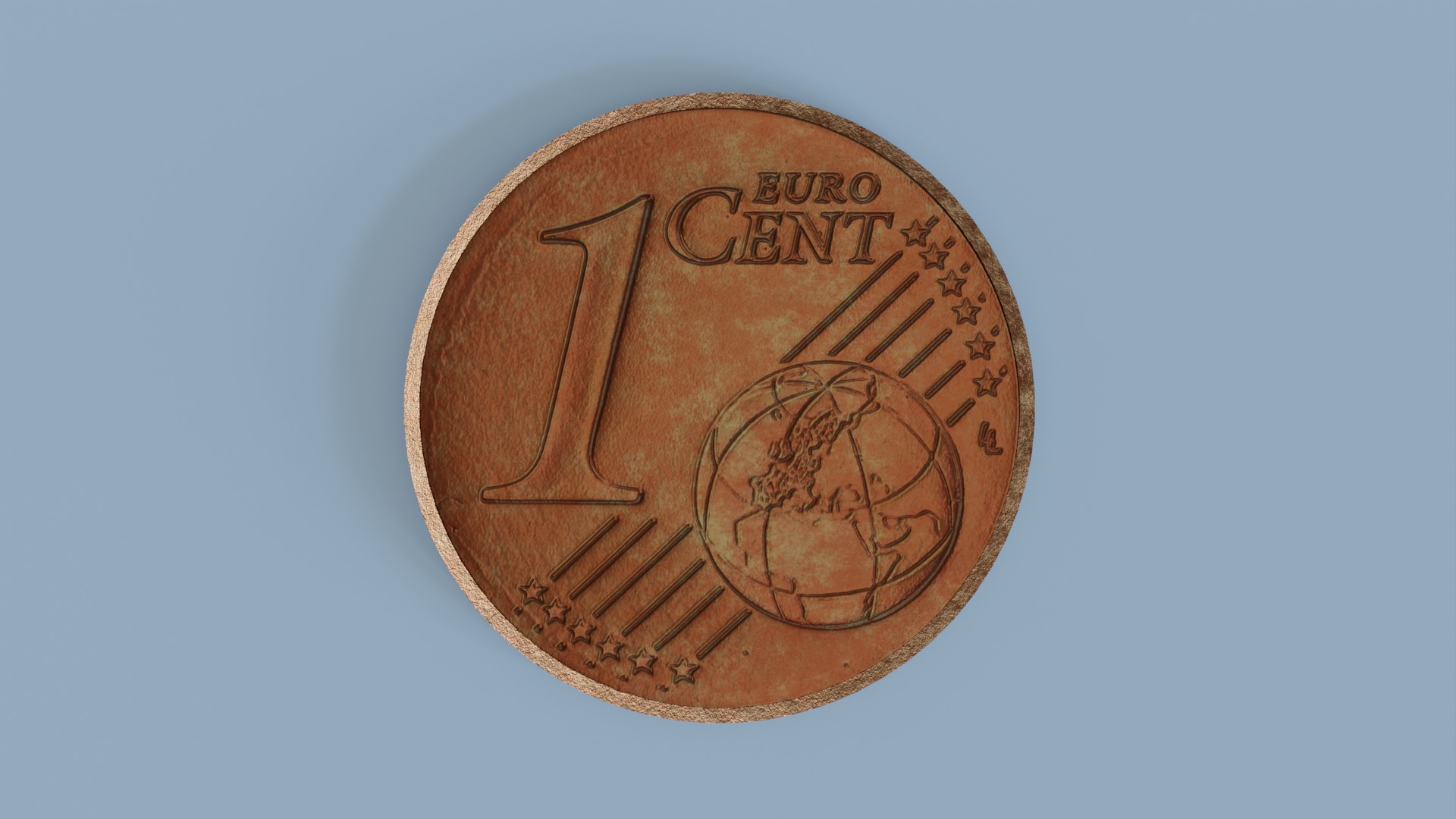 European Coins - Common Sides 3D model_3