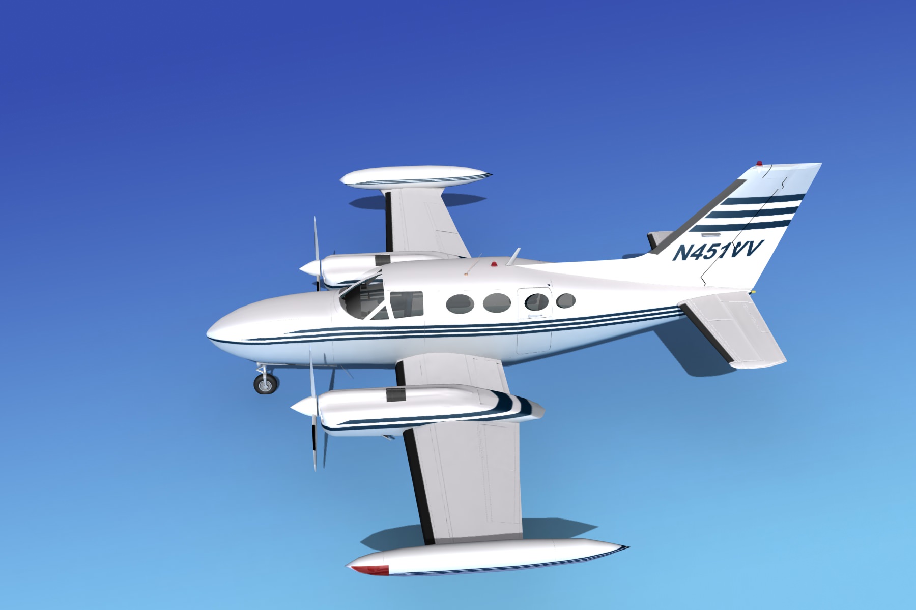 Cessna 421 Golden Eagle V01 3D model_10