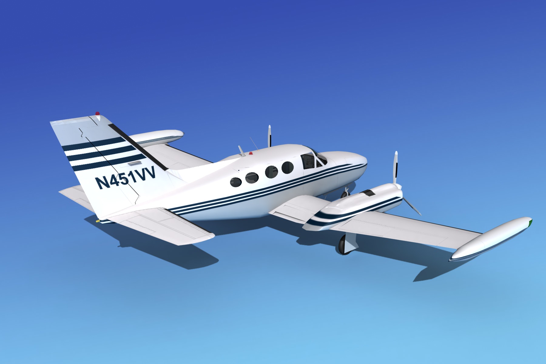 Cessna 421 Golden Eagle V01 3D model_5