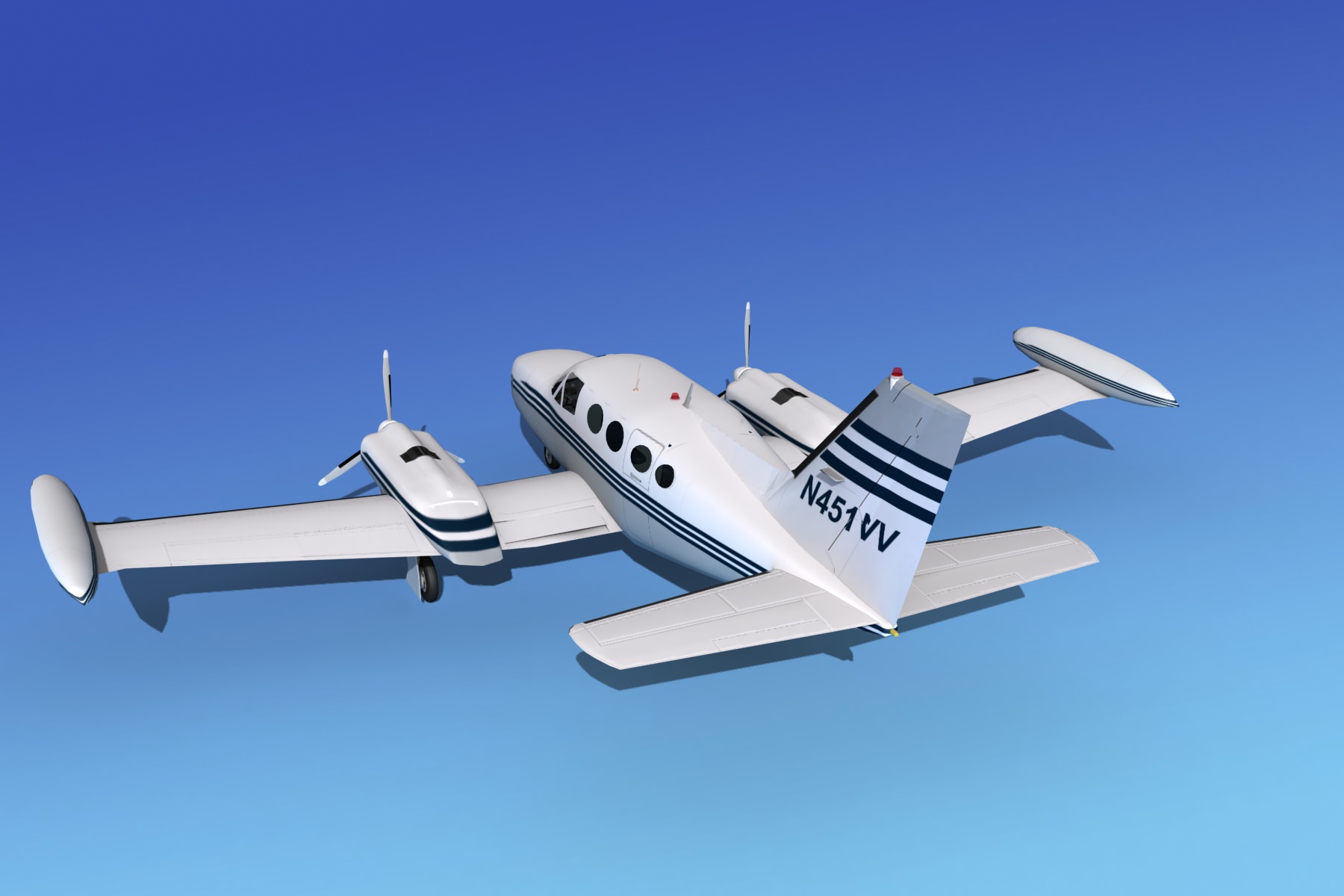 Cessna 421 Golden Eagle V01 3D model_6