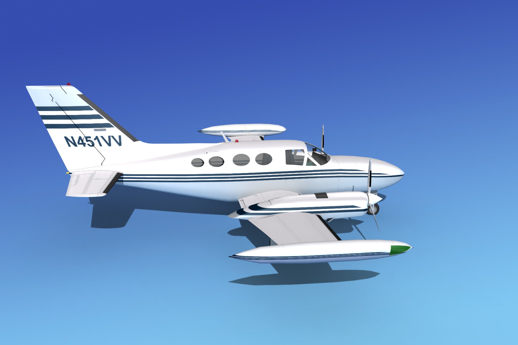 Cessna 421 Golden Eagle V01 3D model_4