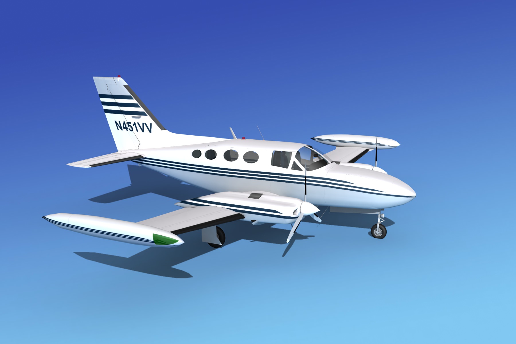 Cessna 421 Golden Eagle V01 3D model_3