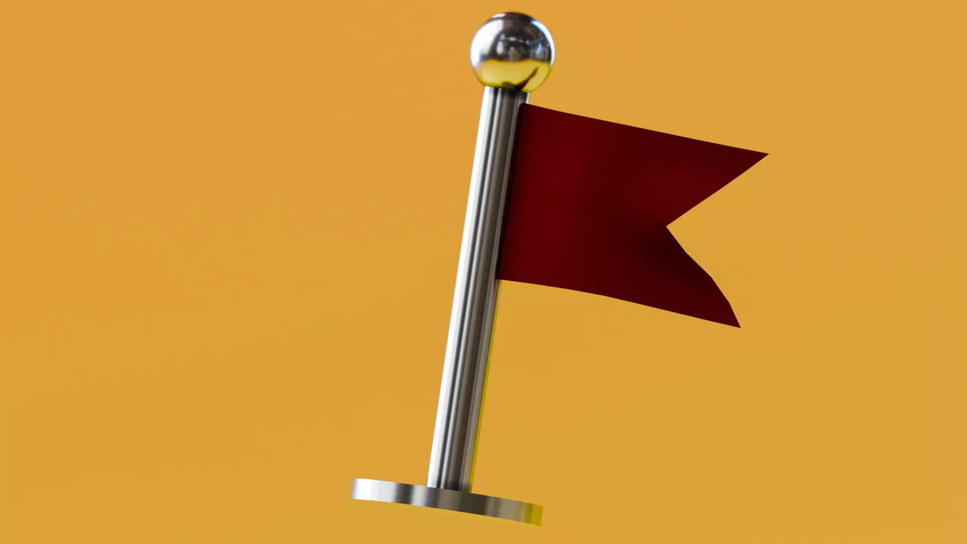 Marketing Icons - Flag icon Low-poly 3D model_0