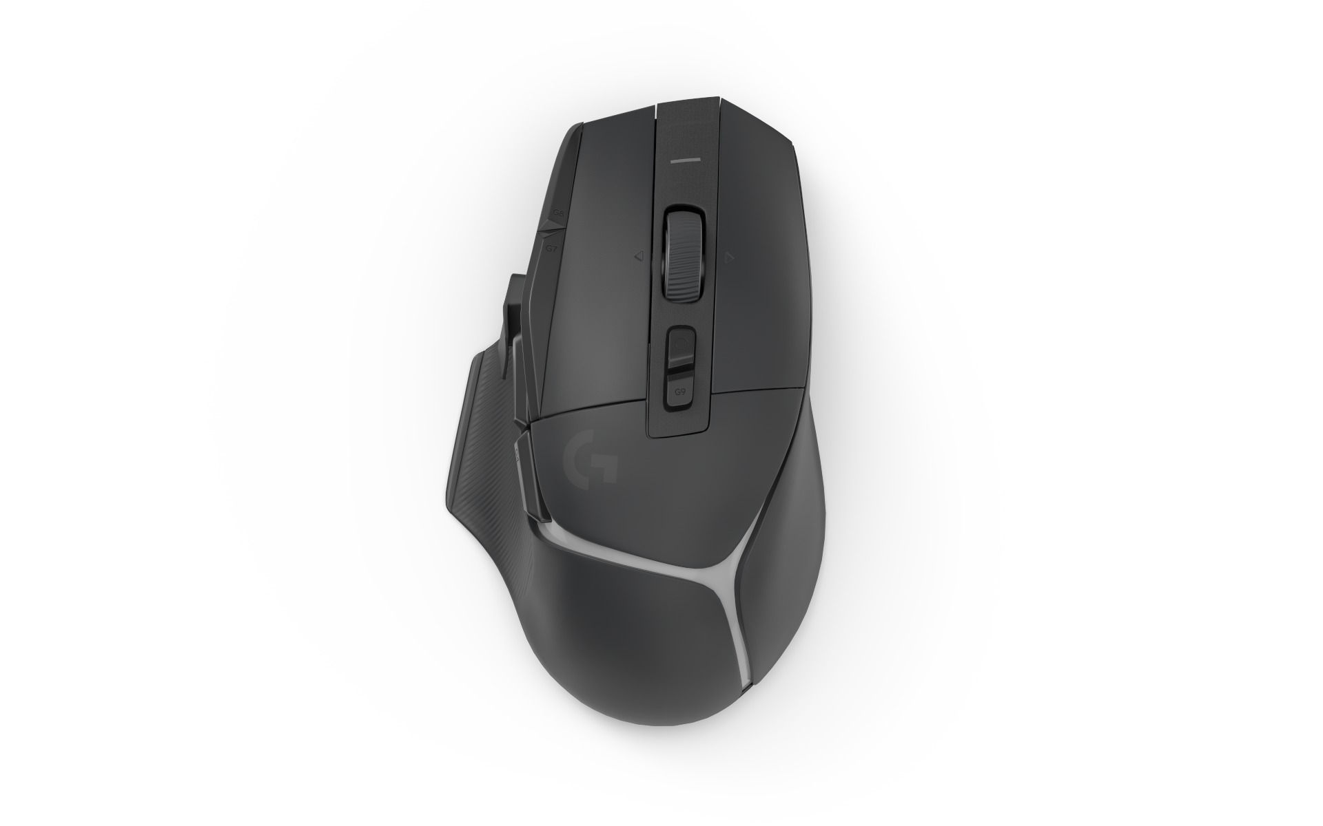 Logitech G502 X Plus Wireless Black Low-poly 3D model_4