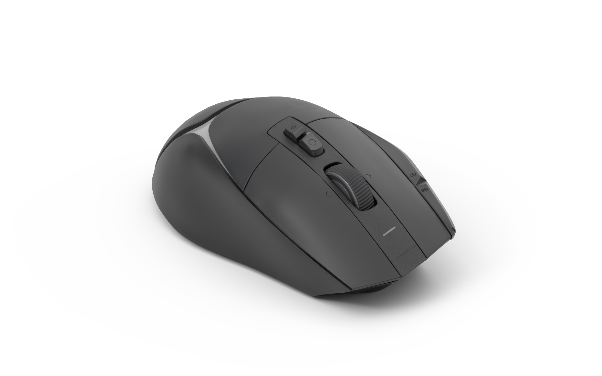Logitech G502 X Plus Wireless Black Low-poly 3D model_1