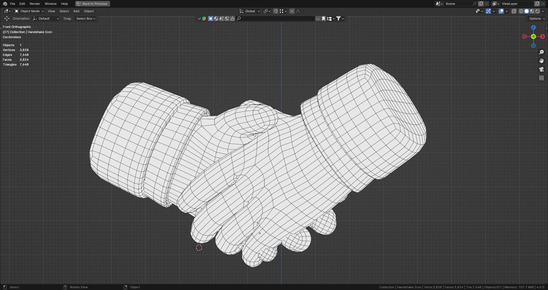 Marketing Icons - Bundle Edition Low-poly 3D model_54