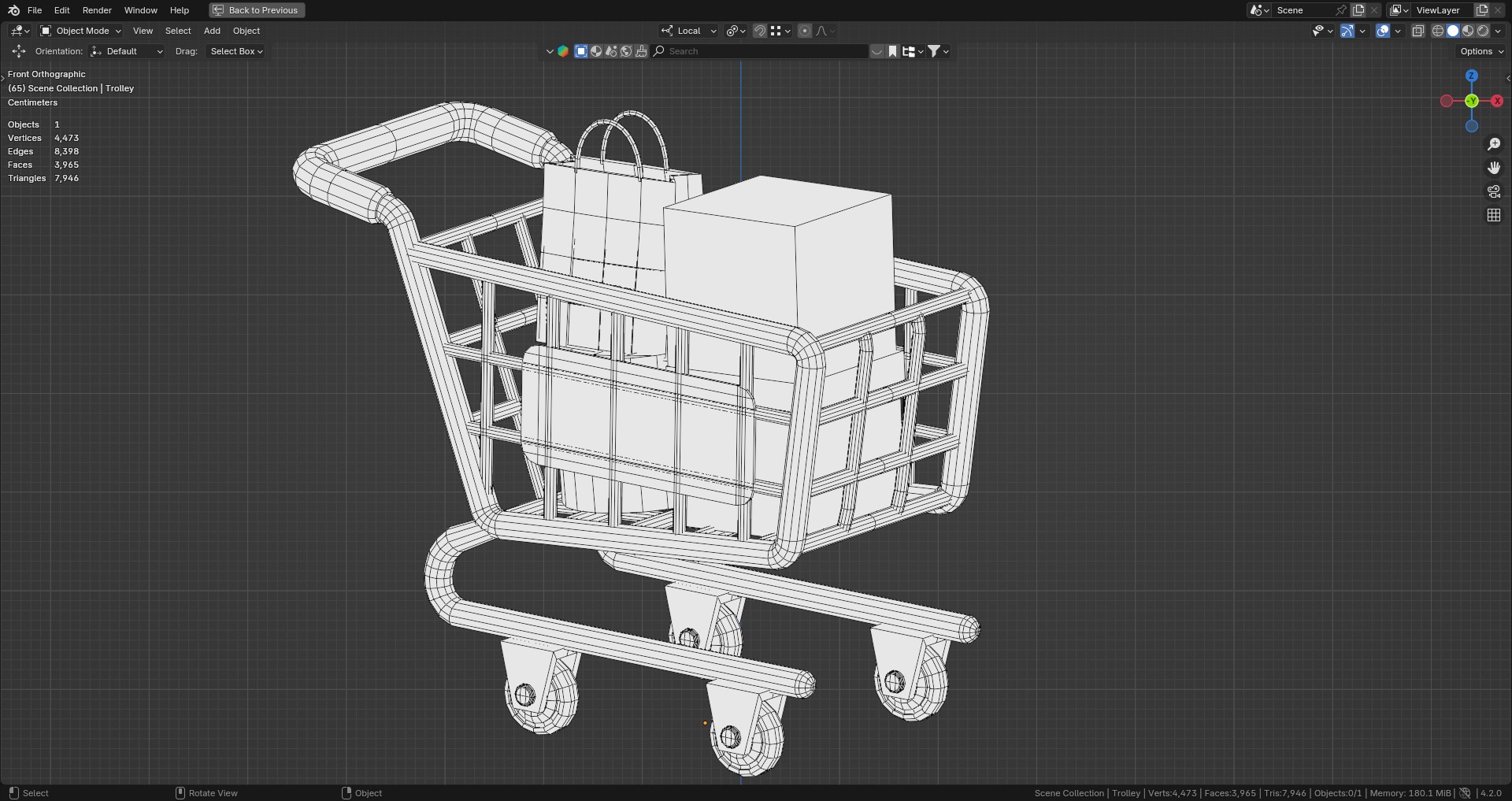 Marketing Icons - Bundle Edition Low-poly 3D model_95