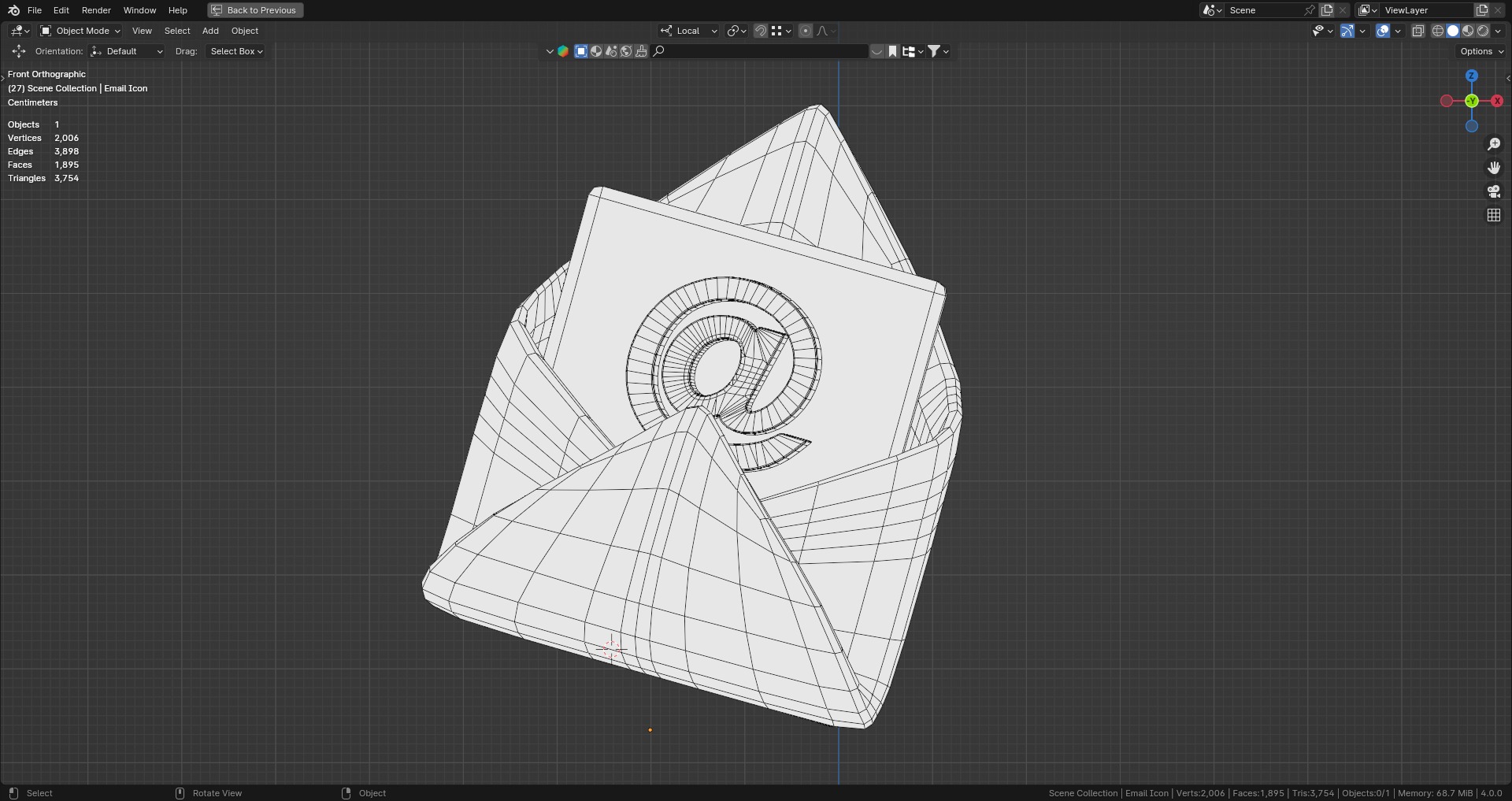Marketing Icons - Bundle Edition Low-poly 3D model_45
