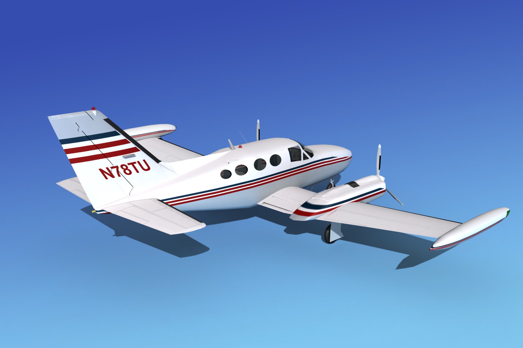 Cessna 421 Golden Eagle V02 3D model_6