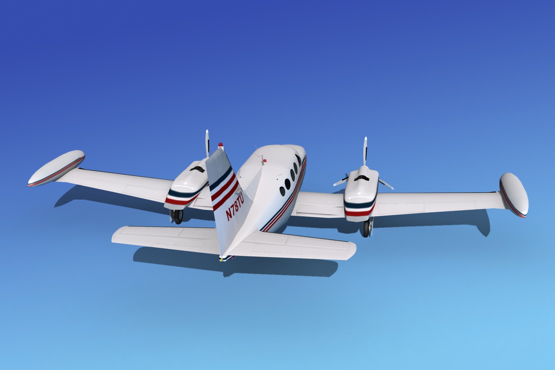Cessna 421 Golden Eagle V02 3D model_5