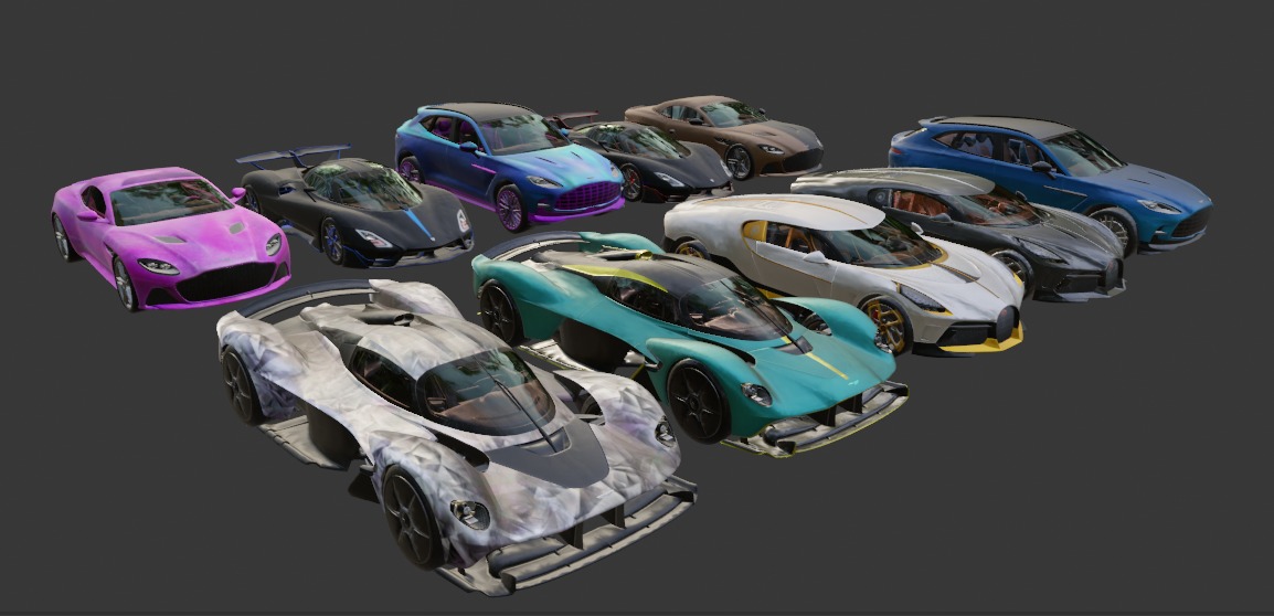 PUBG vehicles Sport pack 1 Low-poly 3D model_1